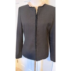 OF / Mercer women's tweed jacket black size 0